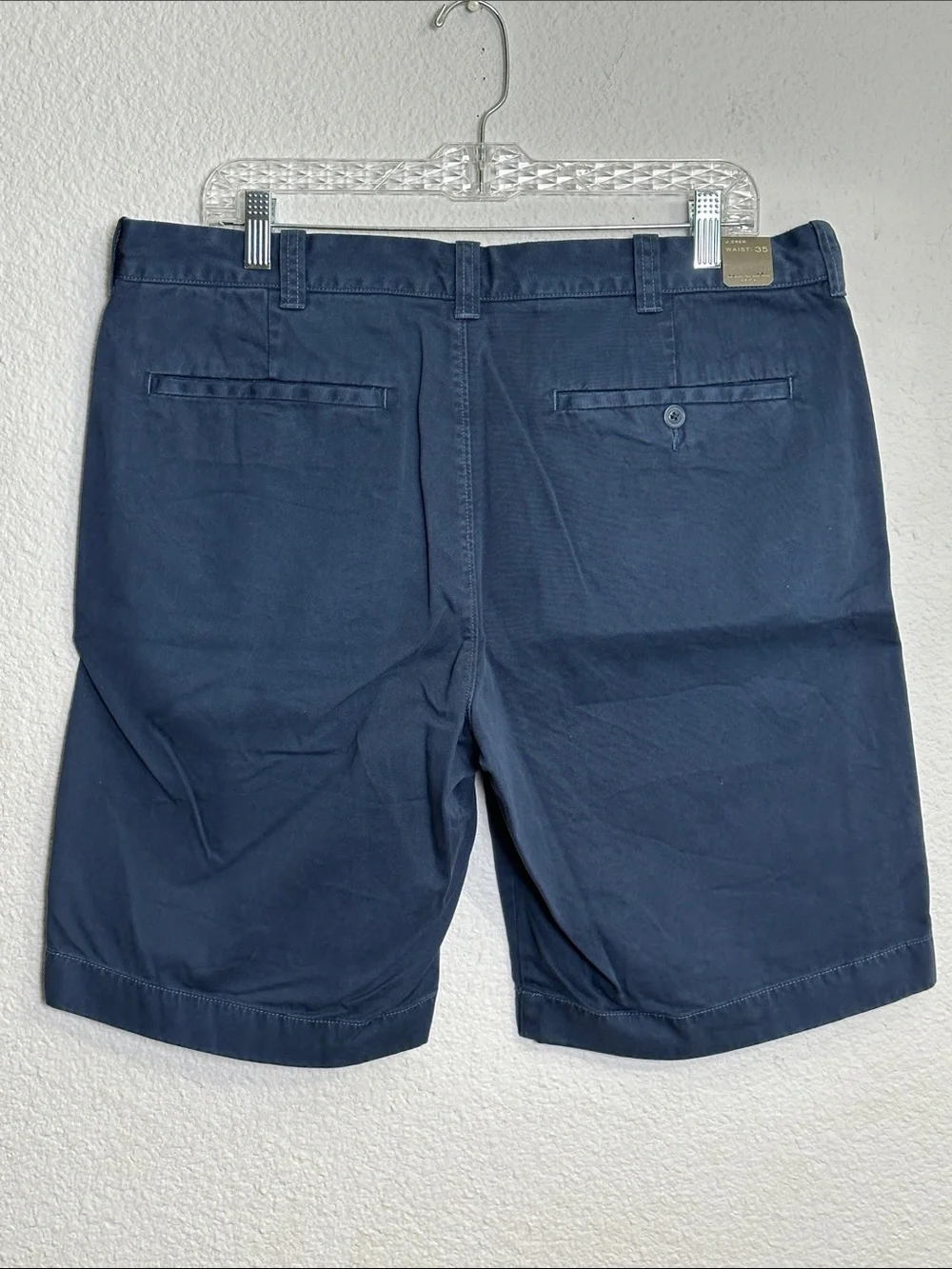 NEW J. Crew Stanton Navy‎ Chino Shorts Cotton Men’s Size 35